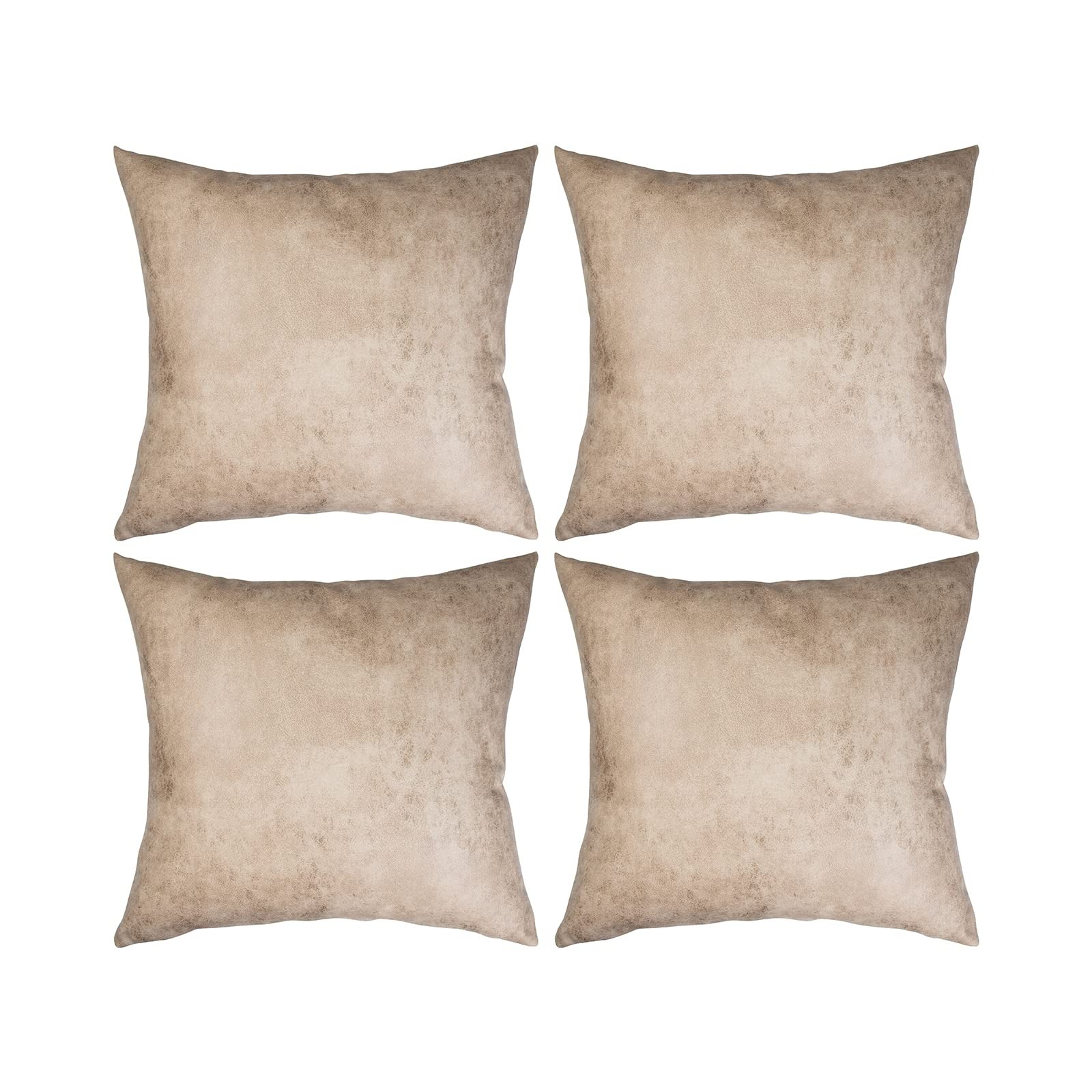 Leathaire pillow covers