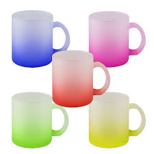 Gradient glitter mugs